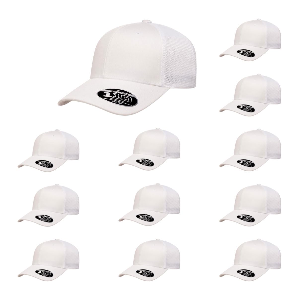 Flexfit 110M/MT Trucker Mesh Snapback Cap