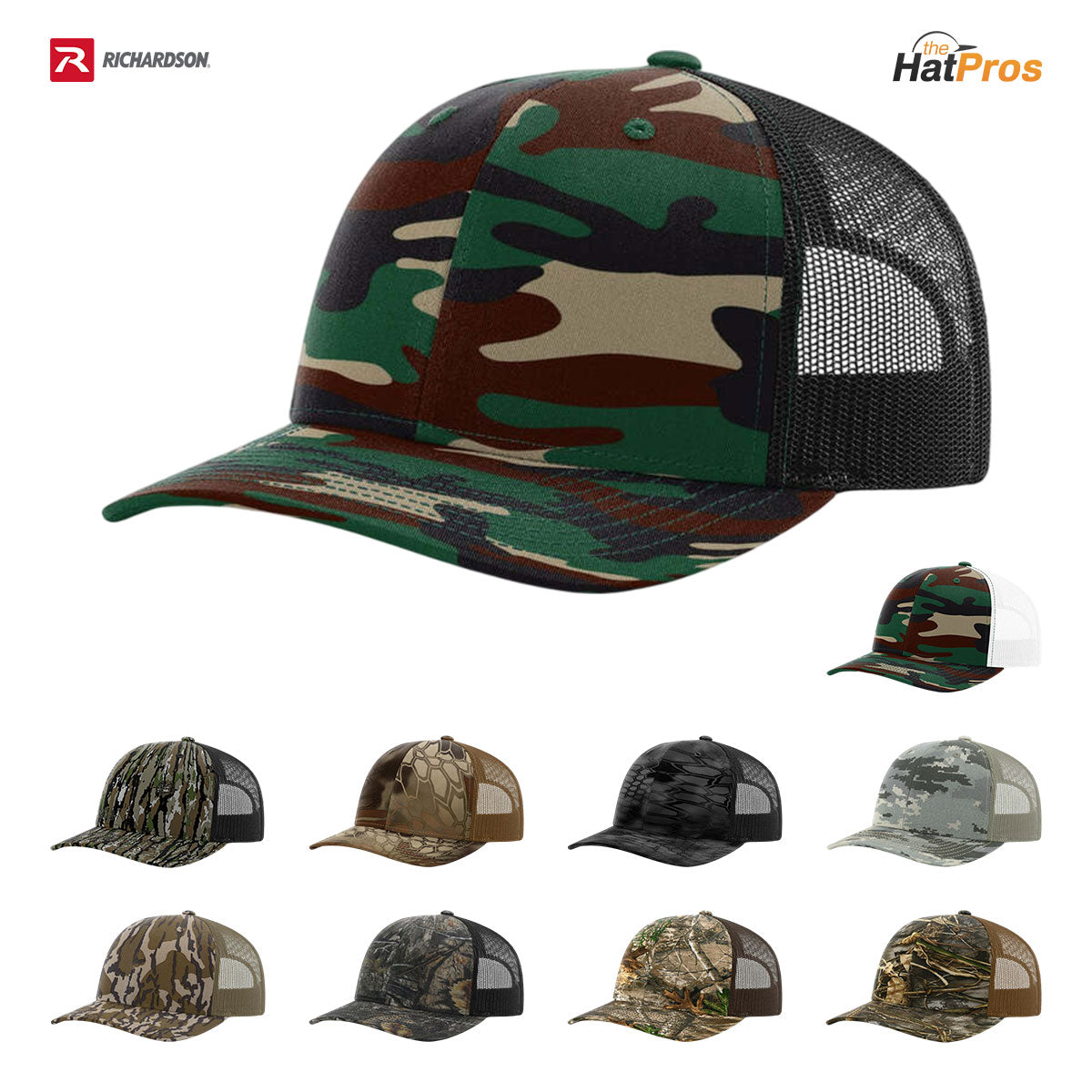 Richardson 112P Printed Classic Trucker Cap – The Hat Pros, Inc.