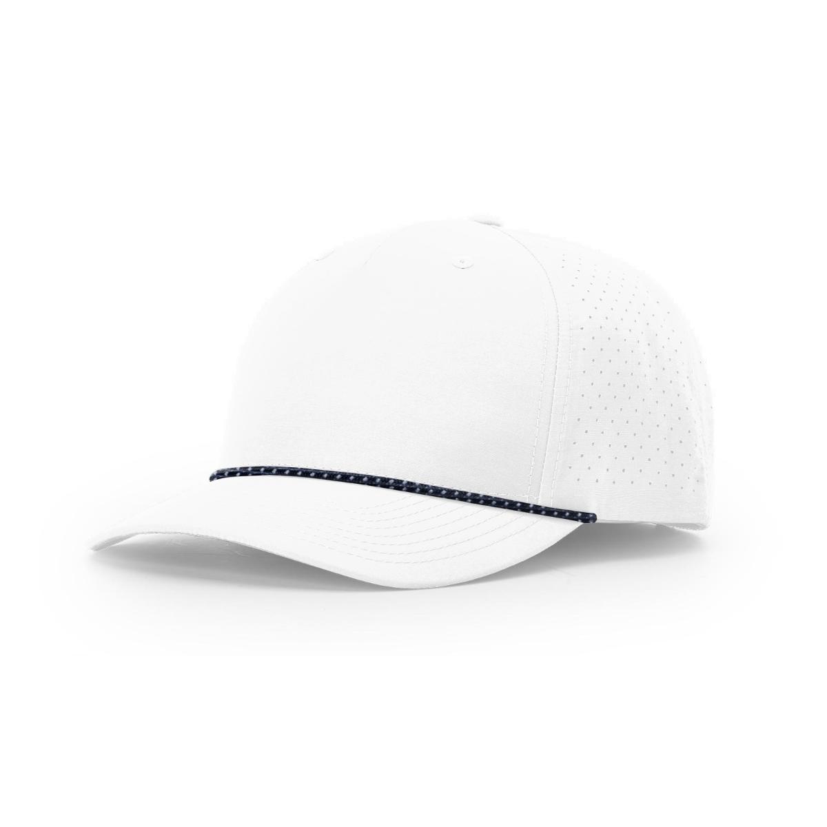Richardson 355 Laser Perforated 5-panel Trucker Snapback Hat |OSFM Baseball Cap w/ Paracord Bill Rope 100