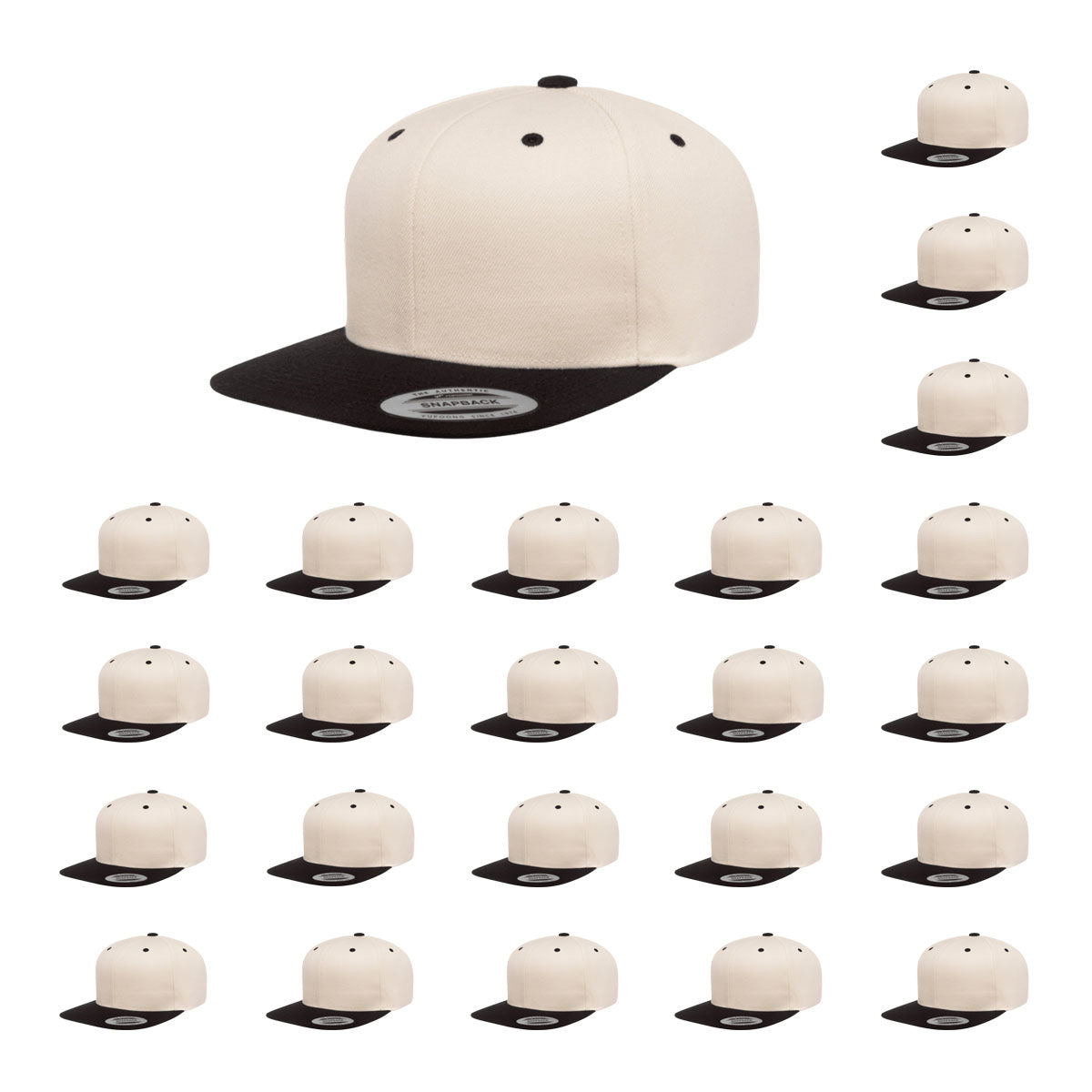 Yupoong 6089 Wool Blend Snapback Cap
