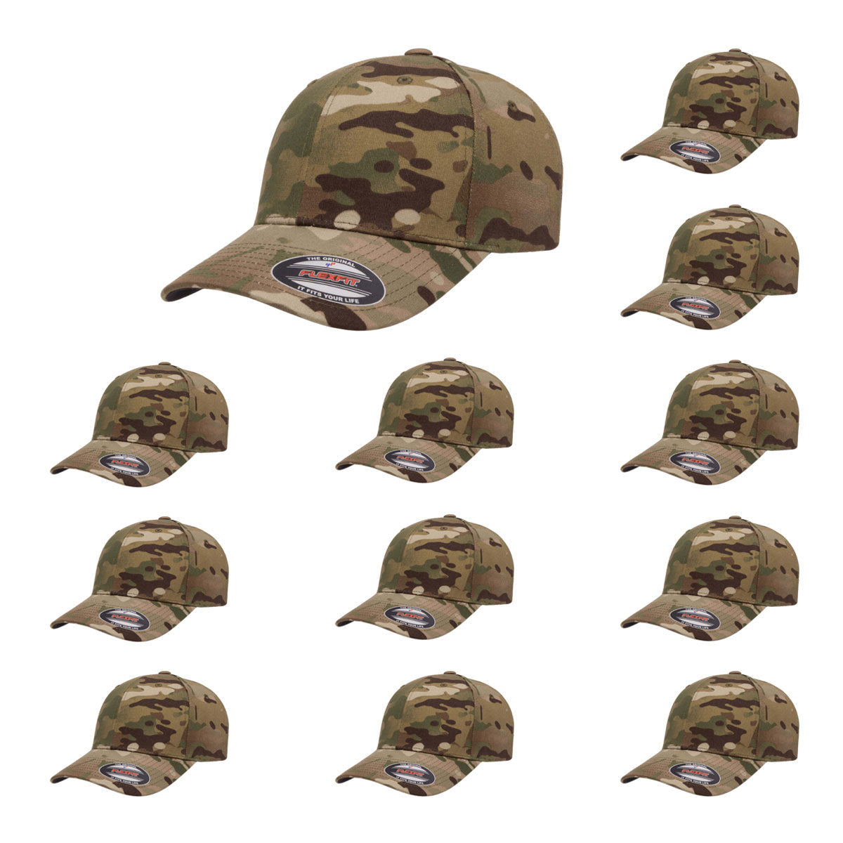 Flexfit 6277 Wooly Combed Twill Fitted Cap