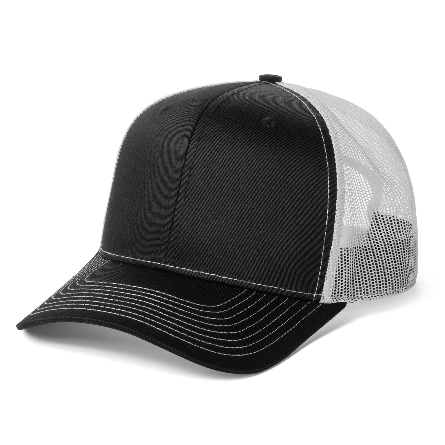 Fierce Headwear 901 Series 6 Panel Structured Mesh Back Blank Hat