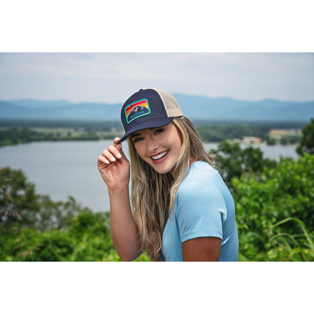 Cap America i3038 Poly/Cotton Trucker Mesh Back Cap