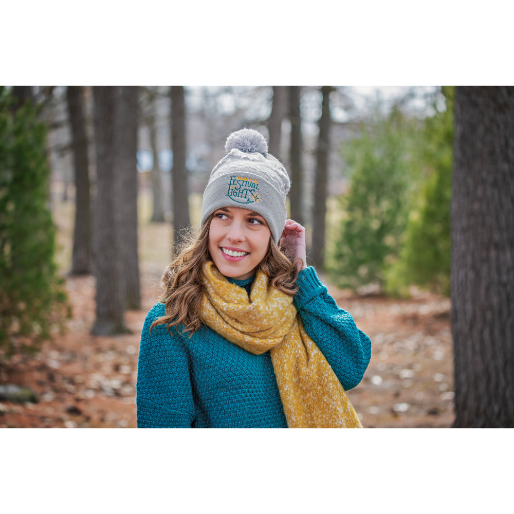 Cap America RKF12 Snowflake Knit Cap with Cuff