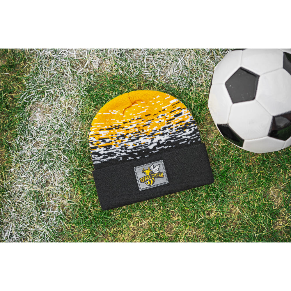 Cap America RKF12 Snowflake Knit Cap with Cuff