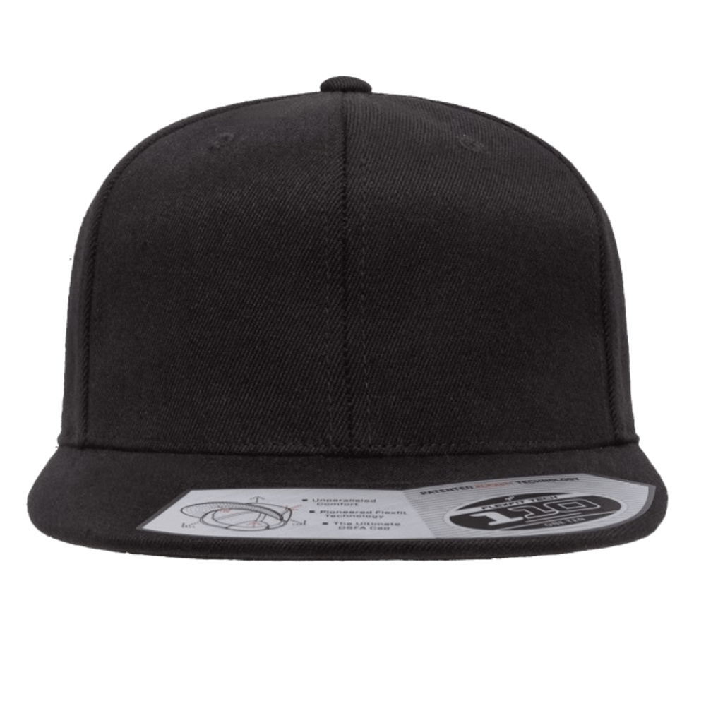 110F Flexfit One Ten Snapback-Black 2