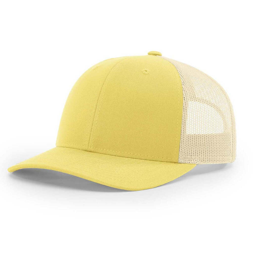 115 Richardson Cap Low Pro Trucker- Banana/Birch