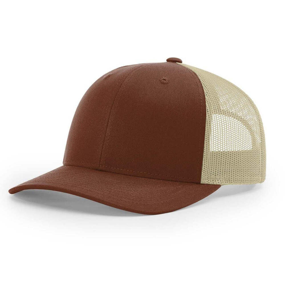 115 Richardson Cap Low Pro Trucker- Brown/Khaki