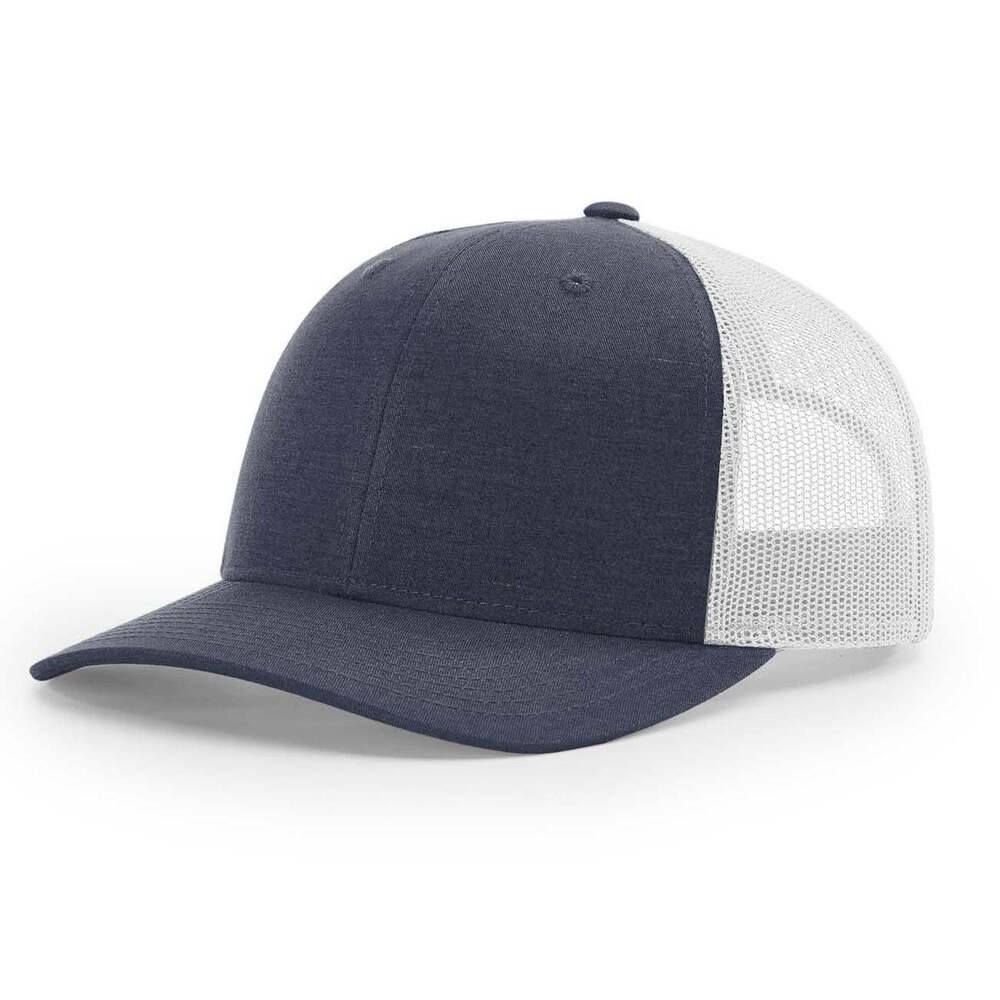 115 Richardson Cap Low Pro Trucker- Heather Navy/Light  Grey