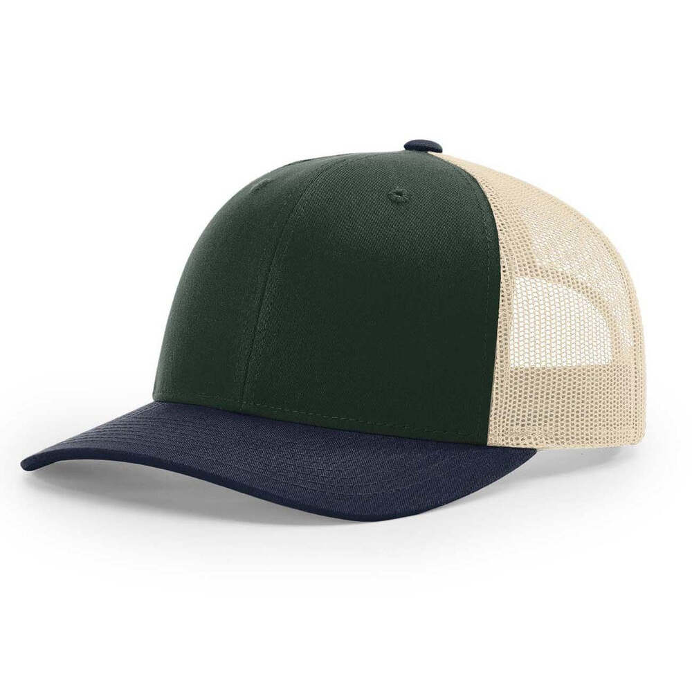 115 Richardson Cap Low Pro Trucker-Spruce/Birch/Light Navy