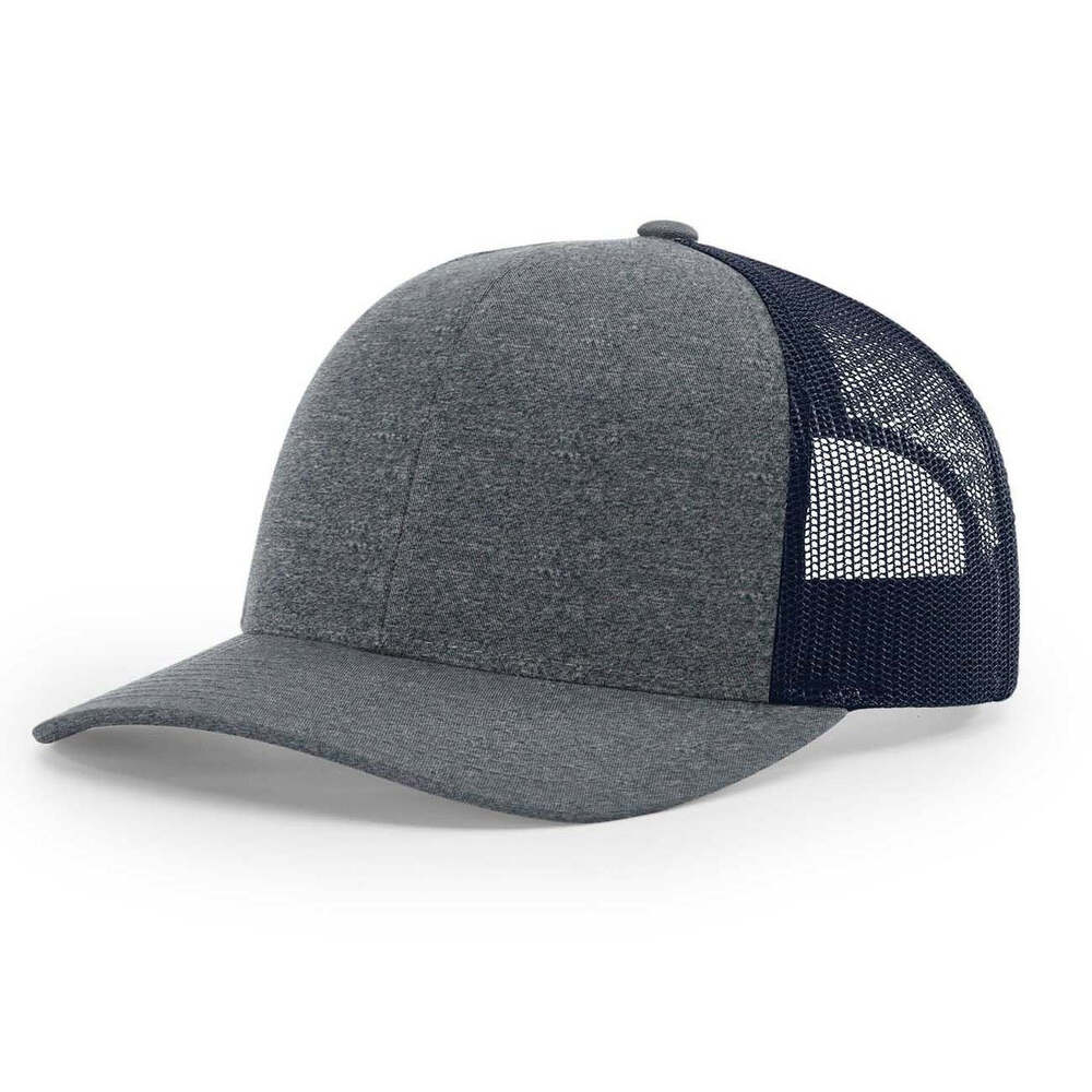 115CH Richardson Cap Low Pro Trucker- Navy Heather/Navy