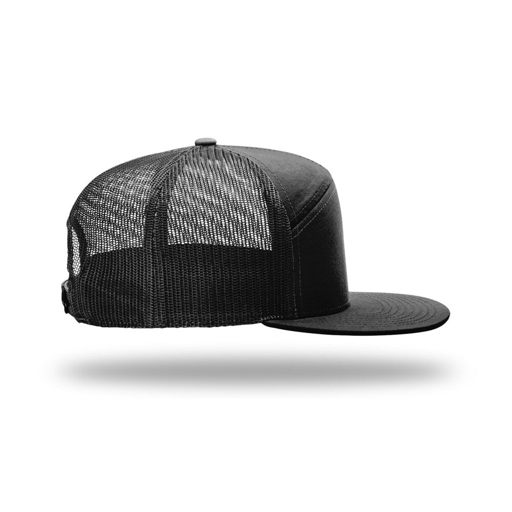 168 Richardson 7-Panel Trucker Cap black 4