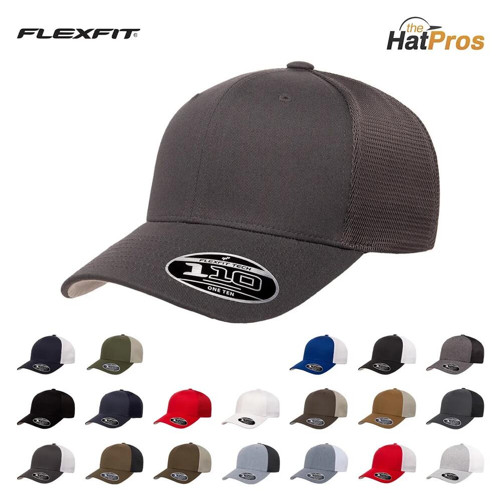 Flexfit 110M/MT Trucker Mesh Snapback Cap – The Hat Pros,