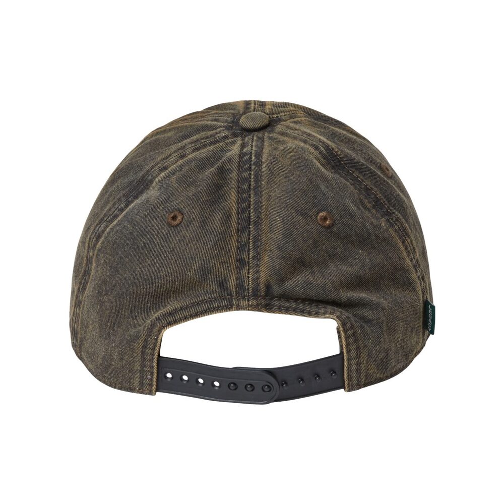 Legacy Old Favorite Solid Dirty Washed Cotton Twill Snapback Cap image-11