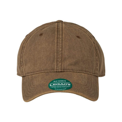 Legacy Old Favorite Solid Dirty Washed Cotton Twill Snapback Cap image-2