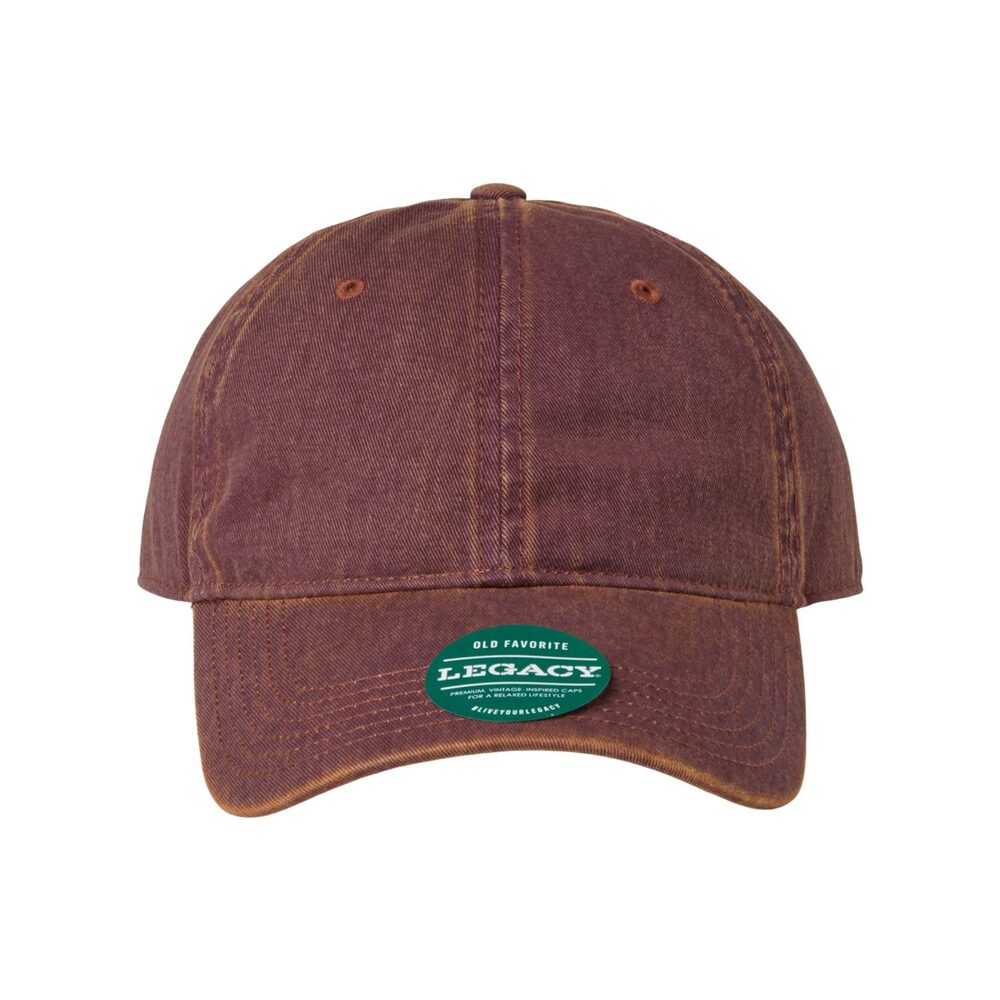Legacy Old Favorite Solid Dirty Washed Cotton Twill Snapback Cap image-3