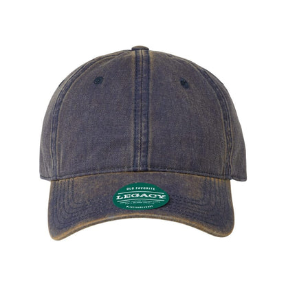 Legacy Old Favorite Solid Dirty Washed Cotton Twill Snapback Cap image-7