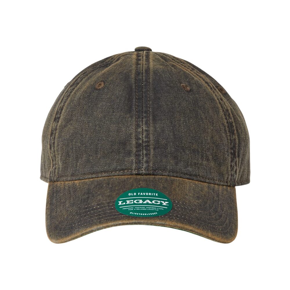 Legacy Old Favorite Solid Dirty Washed Cotton Twill Snapback Cap image