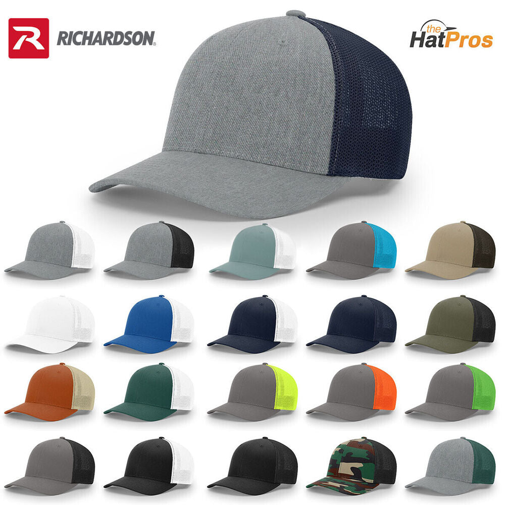 Richardson 110 R-Flex Trucker Mesh Fitted Hat – The Hat Pros, Inc.