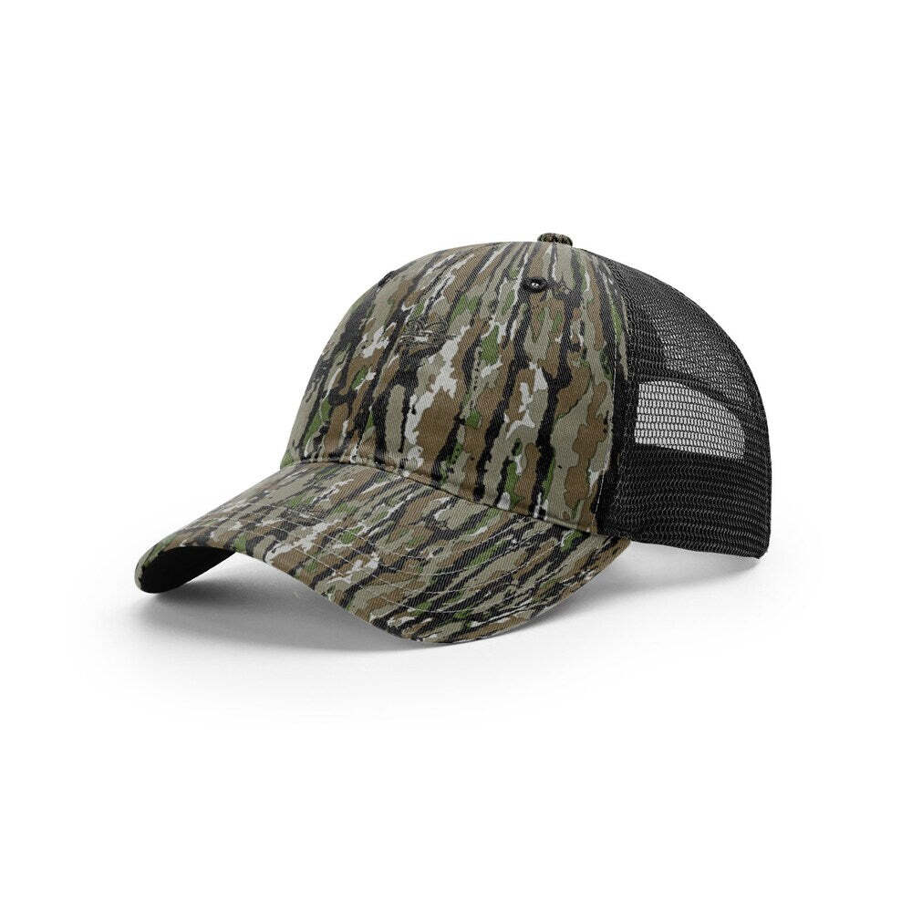 Richardson 111P Garment Washed Printed Trucker-Rt Original/Black