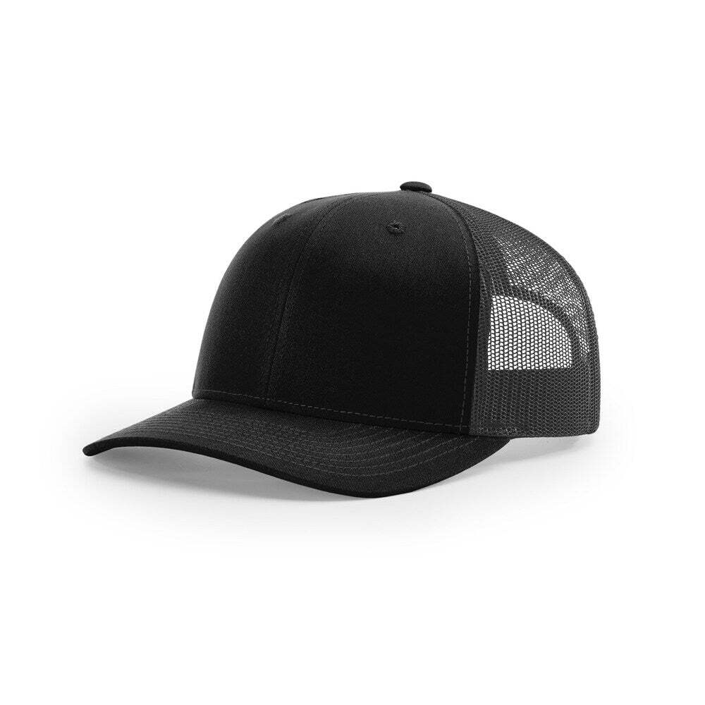 Richardson 112+ R-Flex Adjustable Trucker-Black/Graphite