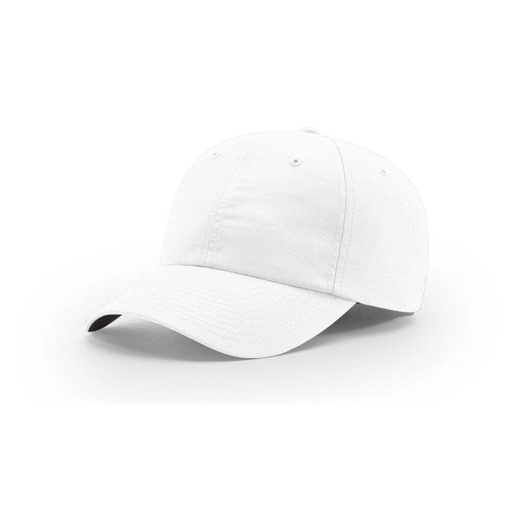 Richardson 220 Relaxed Unstructured Lighweight Performance Polyester Hat-White