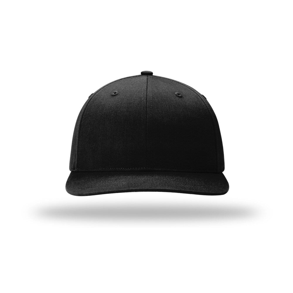 Richardson 312 Twill Back Classic Trucker-Black/Charcoal 1