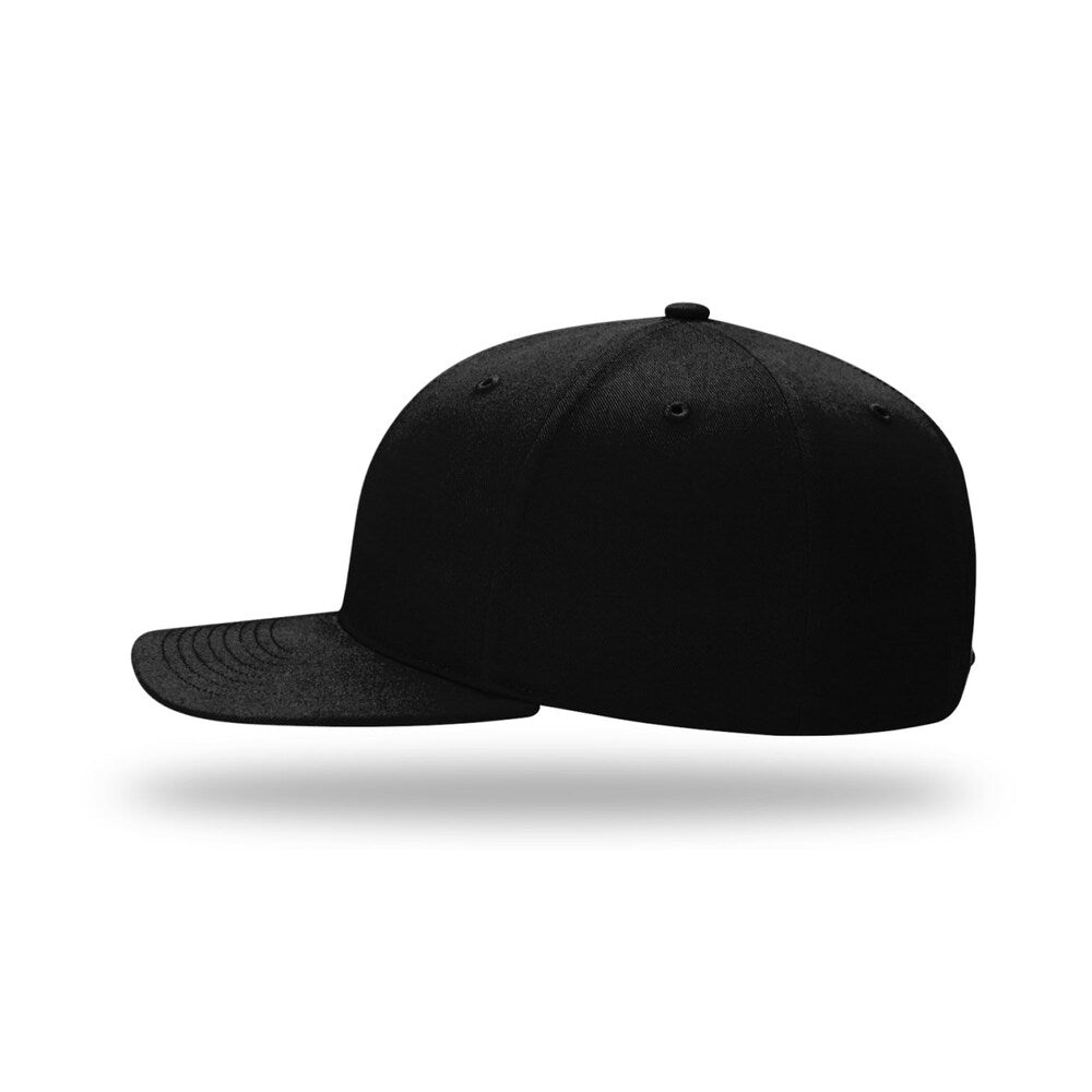 Richardson 312 Twill Back Classic Trucker-Black/Charcoal 2