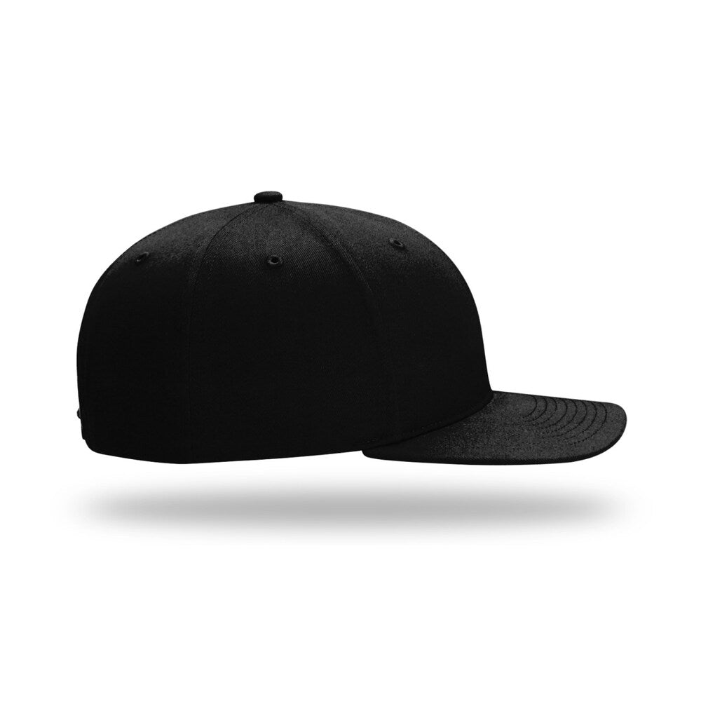 Richardson 312 Twill Back Classic Trucker-Black/Charcoal 3