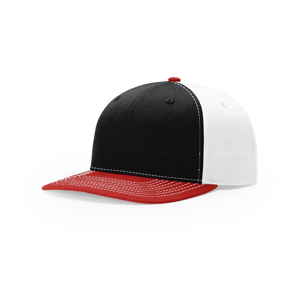 Richardson 312 Twill Back Classic Trucker-Black/White/Red