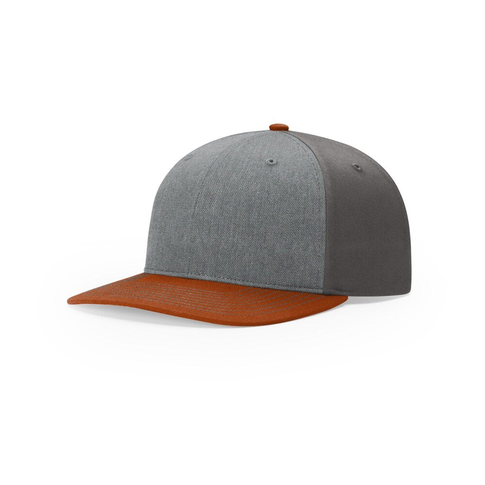 Richardson 312 Twill Back Classic Trucker-Heather Grey/Birch/Amber Gold