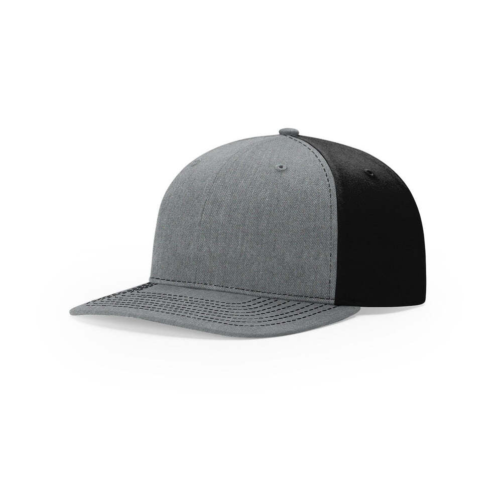 Richardson 312 Twill Back Classic Trucker-Heather Grey/Black