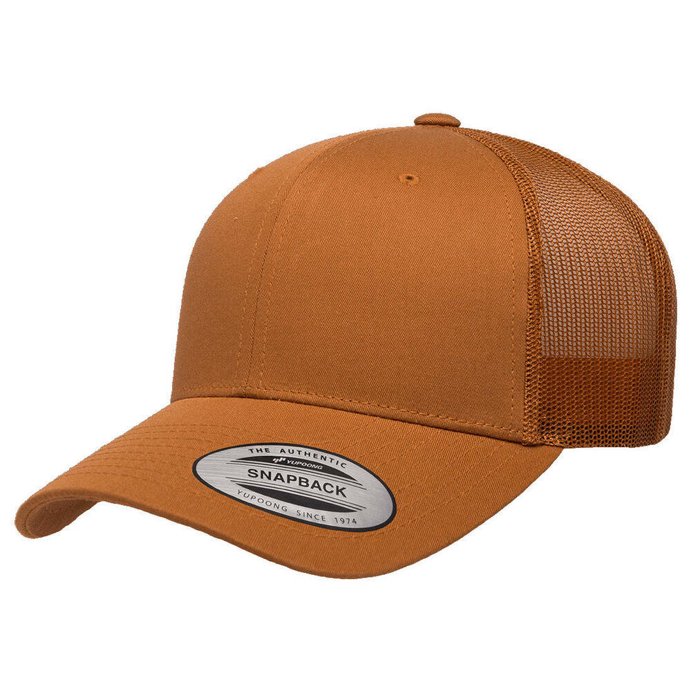 Yp Classics Retro Trucker Hat 6606-Caramel