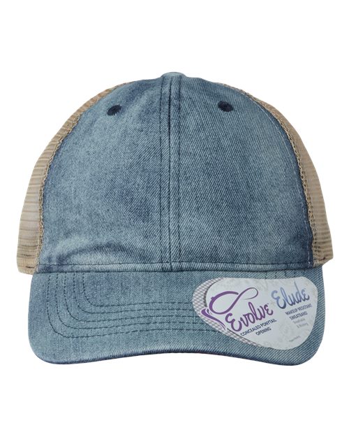 Infinity Her Women's Denim Mesh-Back Cap - Daisy