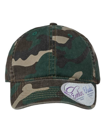 Infinity Her Women's Garment-Washed Fashion Print Cap - Hattie