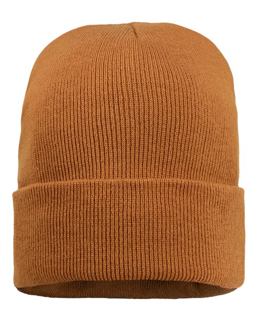 Sportsman 12" Sherpa Lined Cuffed Beanie