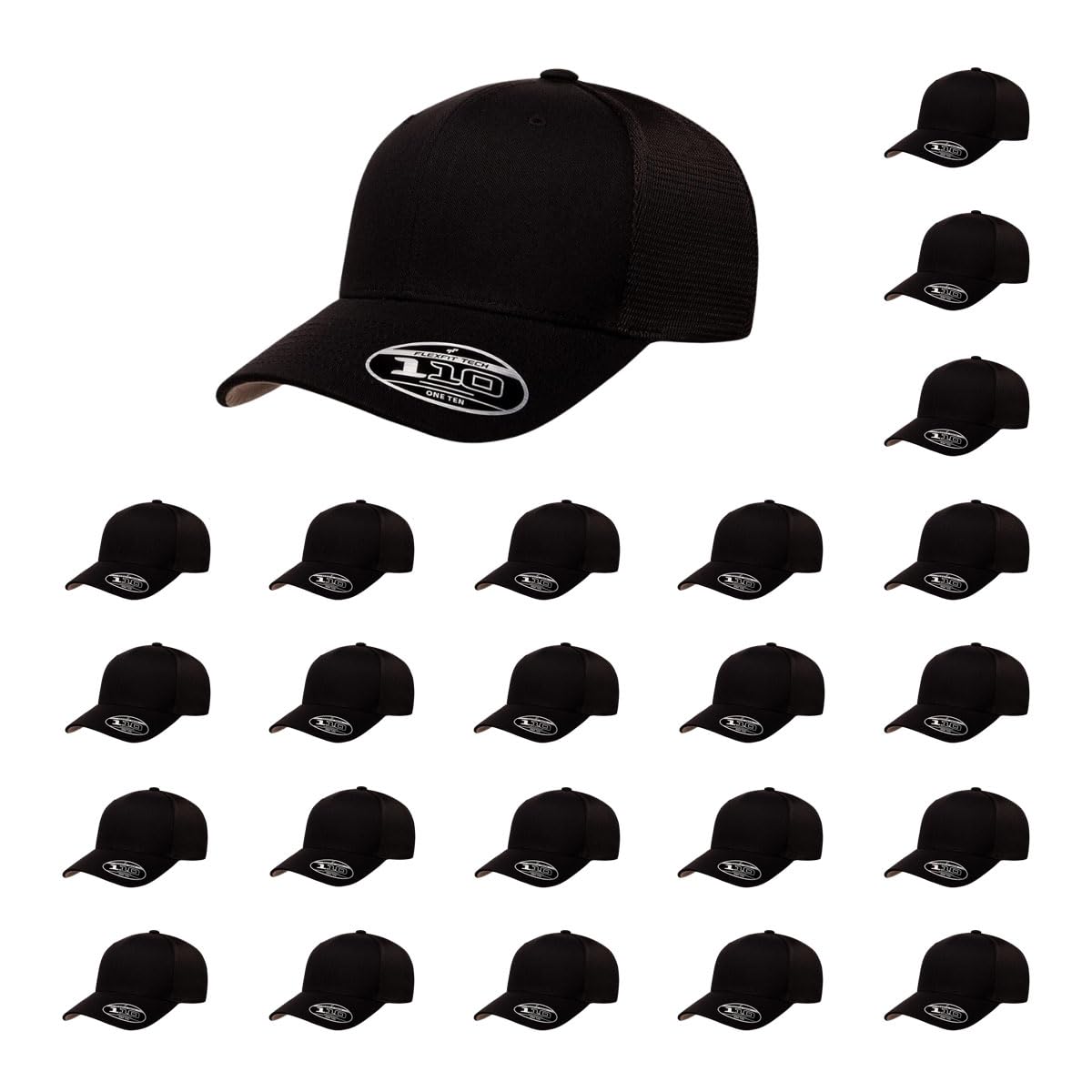 Flexfit 110M/MT Trucker Mesh Snapback Cap