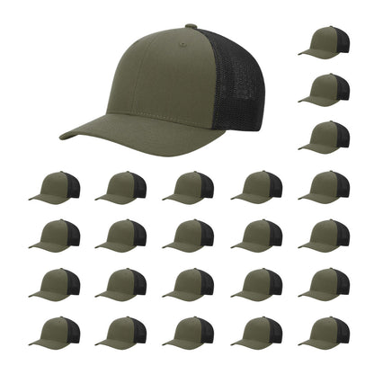 Richardson 110 R-Flex Trucker Mesh Fitted Hat