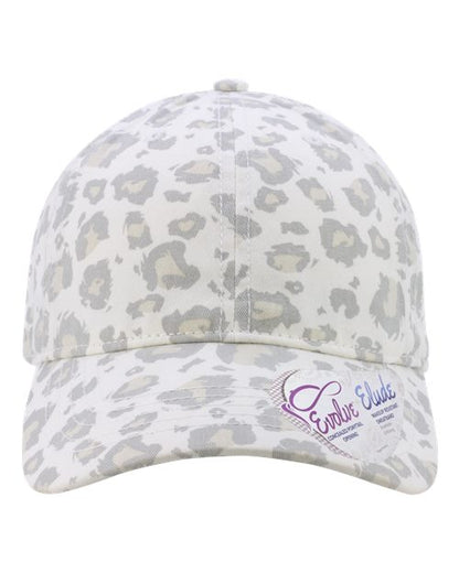 Infinity Her Women's Garment-Washed Fashion Print Cap - Hattie