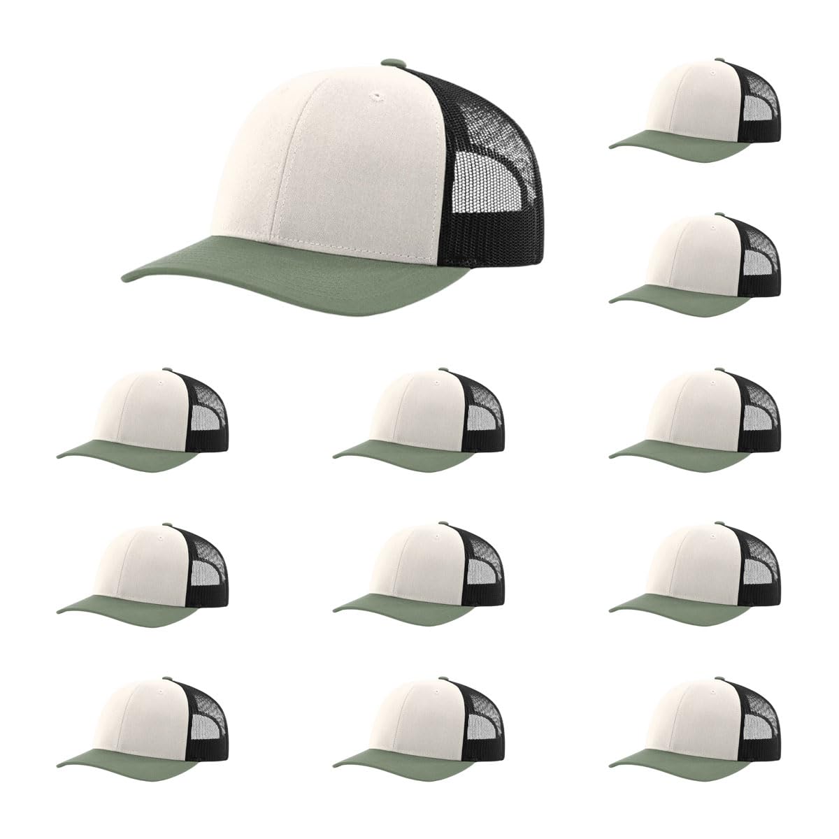 Richardson 112 Classic Trucker Cap Tri-Tone