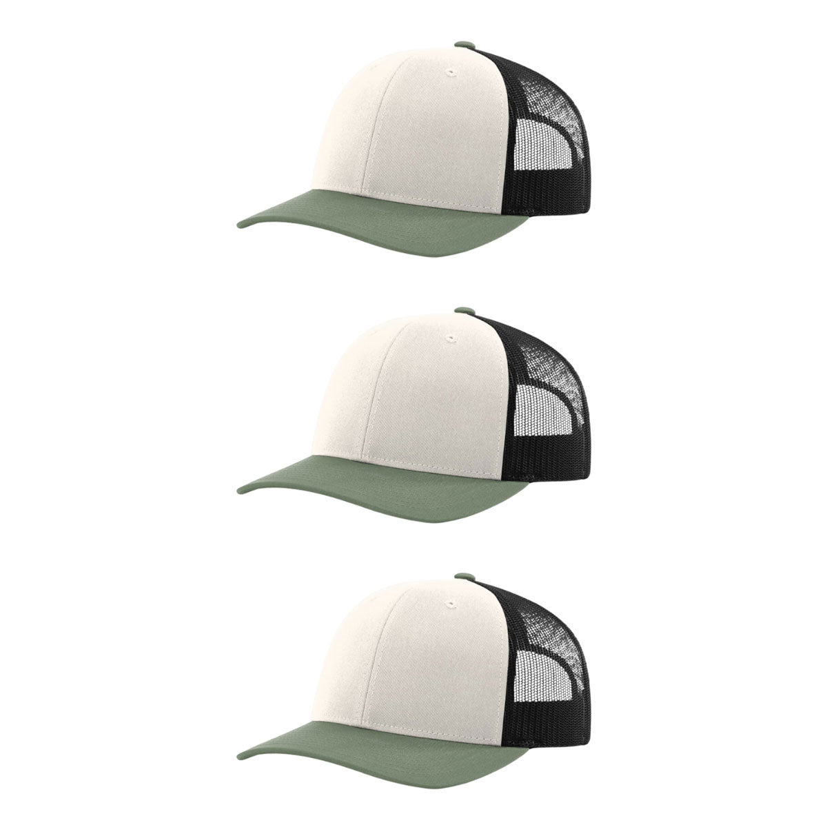 Richardson 112 Classic Trucker Cap Tri-Tone