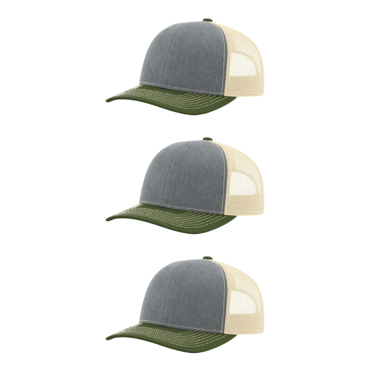 Richardson 112 Classic Trucker Cap Tri-Tone