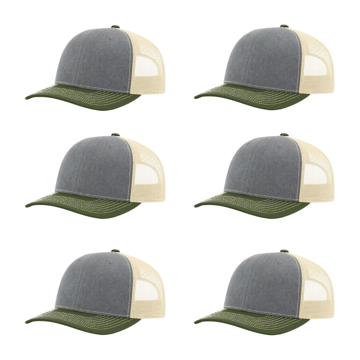 Richardson 112 Classic Trucker Cap Tri-Tone
