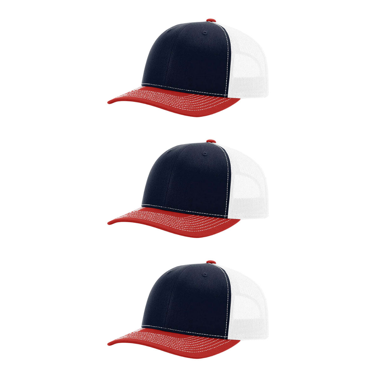 Richardson 112 Classic Trucker Cap Tri-Tone