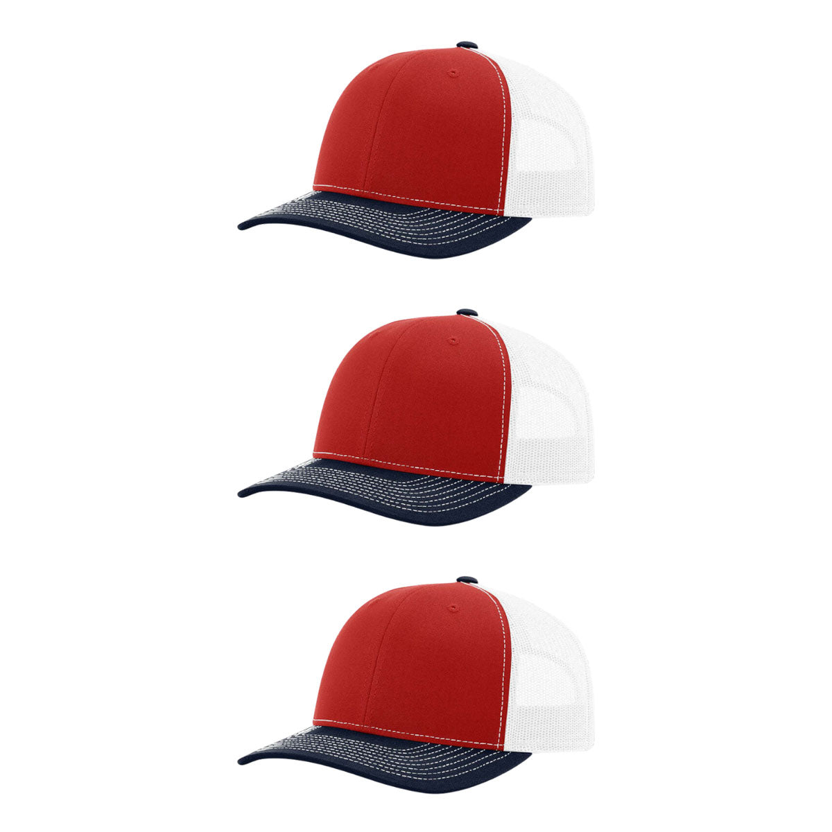 Richardson 112 Classic Trucker Cap Tri-Tone