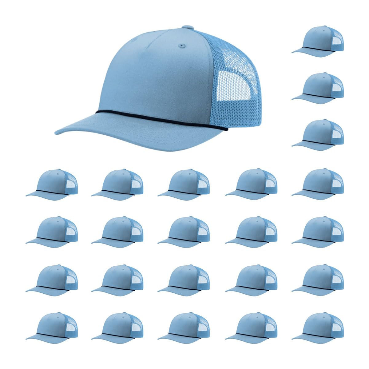 Richardson 112FPR Five Panel Trucker w/ Visor Rope