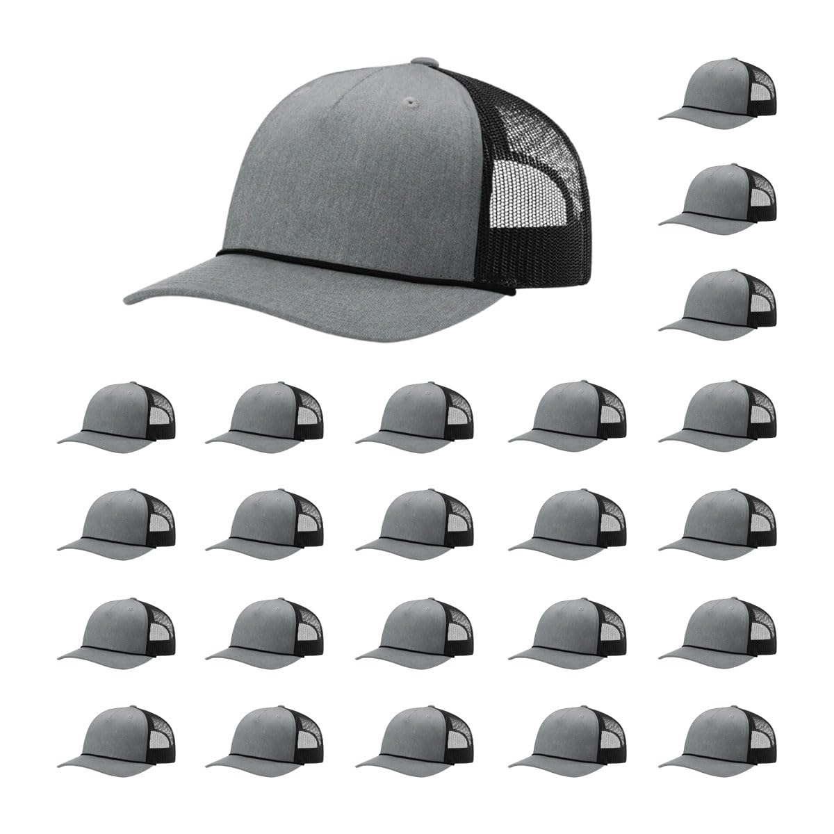 Richardson 112FPR Five Panel Trucker w/ Visor Rope