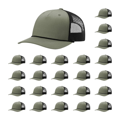 Richardson 112FPR Five Panel Trucker w/ Visor Rope