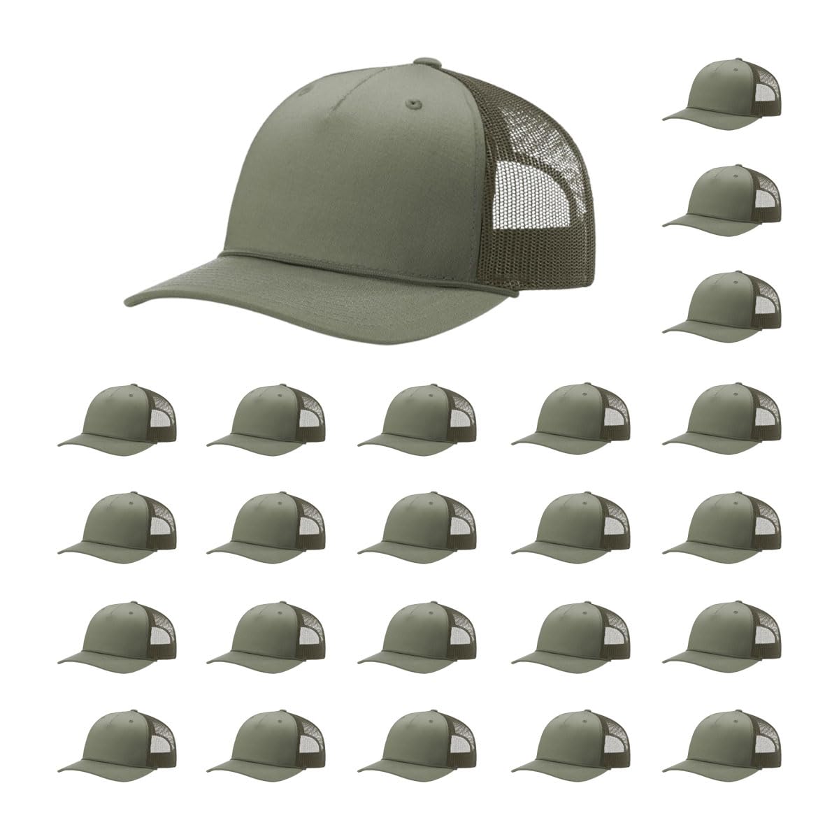 Richardson 112FPR Five Panel Trucker w/ Visor Rope