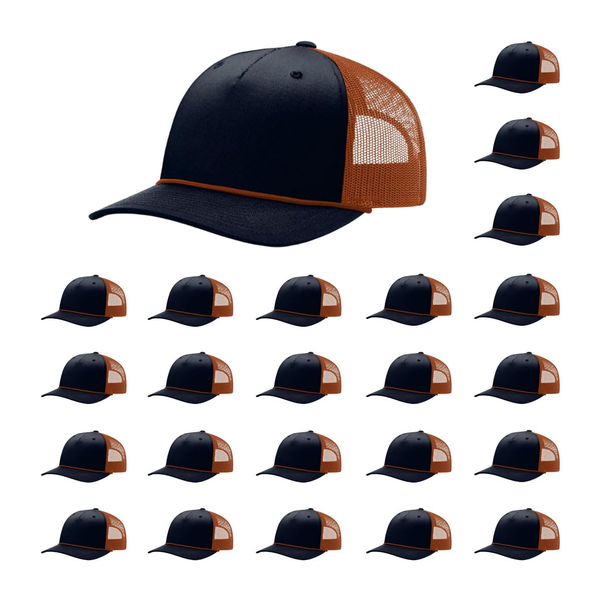 Richardson 112FPR Five Panel Trucker w/ Visor Rope